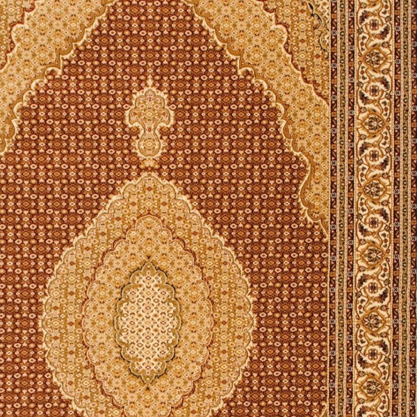 HomeRoots 17' Runner Rug - Stylish Red & Beige Moroccan Design, Stain Resistant, Perfect for High-Traffic Areas! 609752