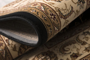 HomeRoots 30' Runner Sophisticated Dark Gray Tan Brown Oriental Area Rug for High-Traffic Elegance 25' Runner 609758