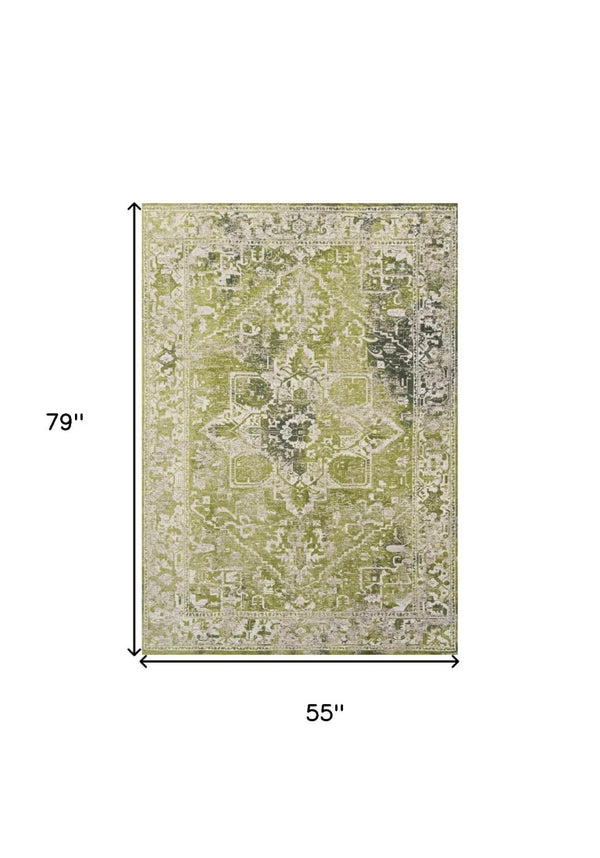 Tribal Eco Pet Area Rug Machine Washable Uv Resistant Low Pile for Indoor Living Rooms