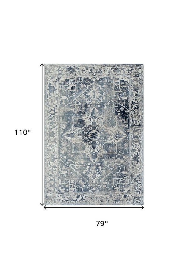 Tribal Area Rug Machine Washable Uv Resistant Recycled Pet Fibers Low Pile Indoor