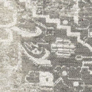 Tribal Pattern Washable Area Rug Uv Resistant Recycled Pet Low Pile for Living Rooms