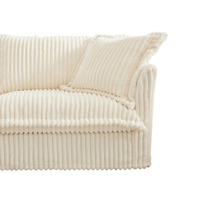 English Elm Koala Corduroy Sectional Sofa Deep Seat High Back Right Facing Living Room Piece W3041P240121