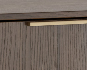 Sunpan Rebel Sideboard - Modern Solid Oak Storage Unit with Elegant Soft Close Doors and Stylish Design Small - 35.5W x 19D x 32.25H