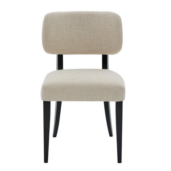 English Elm Wooden Farmhouse Dining Chairs Set of 2 Upholstered Seats Solid Legs for Kitchen W3244P392827