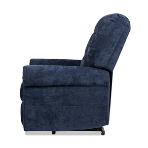 English Elm Jennifer Taylor Home - Irwin Power Lift Recliner Chair with Overstuffed Comfort, Smooth Lift Assist & Full Recline Support Navy Blue B2719P238501