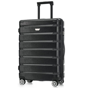 English Elm Hardshell 3 Piece Travel Set with Spinner Wheels Abs Pc Suitcase for Easy Airport Rolling N730P245304B