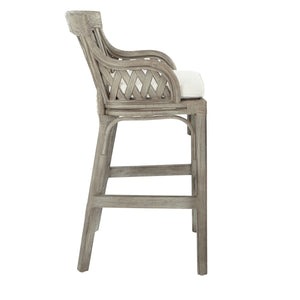 OSP Home Furnishings Plantation Bar Stool Grey