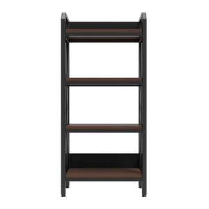 English Elm 56.30'' Stylish Bakers Rack - 4-Tier Metal & Wood Kitchen Organizer For Compact Spaces & Versatile Use W3387P312345