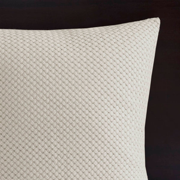 JLA Home Madison Park Signature - Oversized Cotton Clipped Jacquard Comforter Set with Removable Insert, Euro Shams & Decorative Pillows for Farmhouse Luxe 96 L x 110 W x 1.5H MPS10-552
