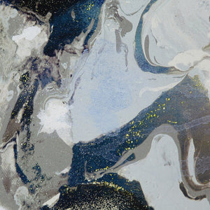 English Elm 47.2X35.4" Cerulean Seas Hand-Painted Wall Art - Stunning Ocean-Inspired Décor For Any Room W2078P313339