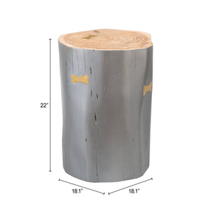 Zuo Modern Sugra End Table Gray – Modern Acacia Wood Design, Stylish & Versatile Home Décor For Any Space Gray Solid Acacia Wood 110581-zuo-modern