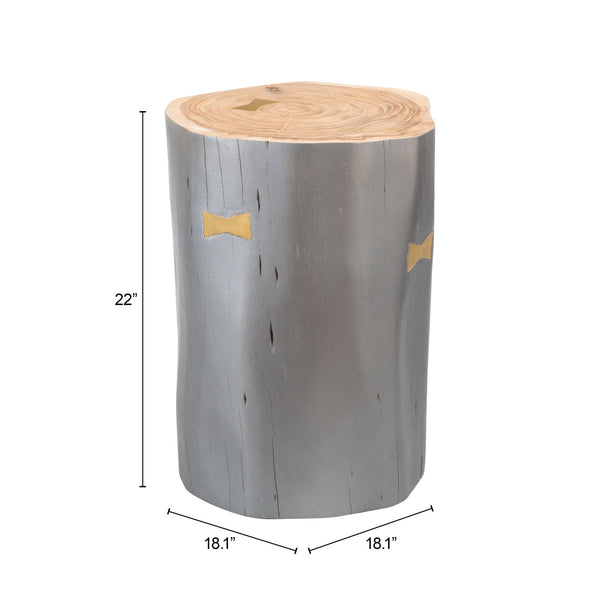 Zuo Modern Sugra End Table Gray – Modern Acacia Wood Design, Stylish & Versatile Home Décor For Any Space Gray Solid Acacia Wood 110581-zuo-modern