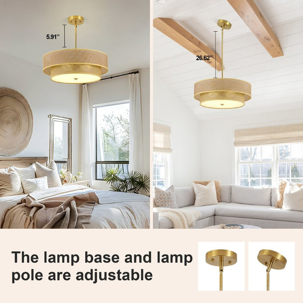 English Elm 18 Inch Smart Rgb Led Flush Mount Ceiling Fan with App Control for Low Ceilings W1340P461530