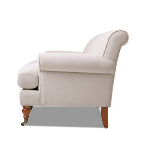 English Elm Jennifer Taylor Home - Alana Three-Cushion Tightback Sofa - Durable Sky Neutral Beige Upholstery For Timeless Elegance B2719P238312