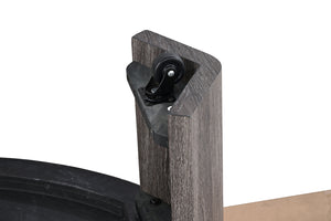 English Elm Contemporary Nesting Cocktail Table Set With Marble Pattern And Hidden Casters For Small Spaces B2741P395275