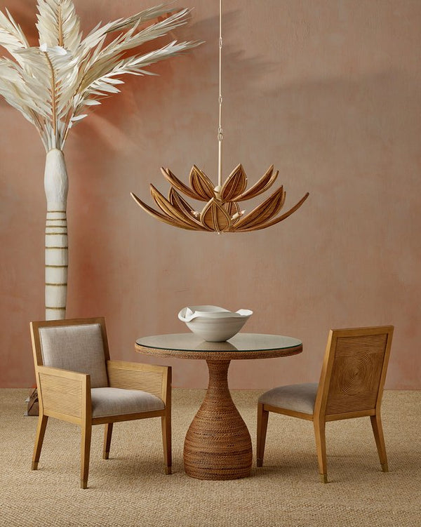 Currey & Company Grandeur Bowl - Handcrafted Beige Porcelain With Organic Artistry And Sculptural Movement Design White Porcelain 1200-1007-currey-company