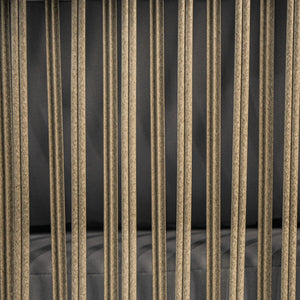 English Elm 57" Outdoor Patio Daybed with Retractable Sunshade Canopy, Rattan Accents, Water-Repellent Fabric, Durable Iron Frame Grey N719Z000150E