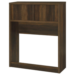 English Elm Geary Twin Bookcase Headboard Set with Nightstands Usb Charging Matte Finish Dark Brown B062S01698
