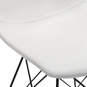 OSP Home Furnishings Trenton Chair  - Set of 2 White