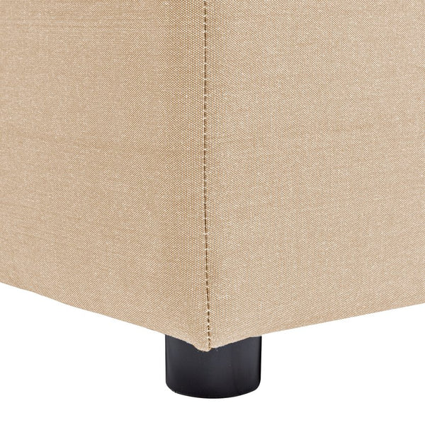 English Elm Jennifer Taylor Home - Cleo Modular 34" Upholstered Deep Seating Patio Corner Chair – Weather-Resistant Olefin, Durable Outdoor Comfort Beige B2719P245990