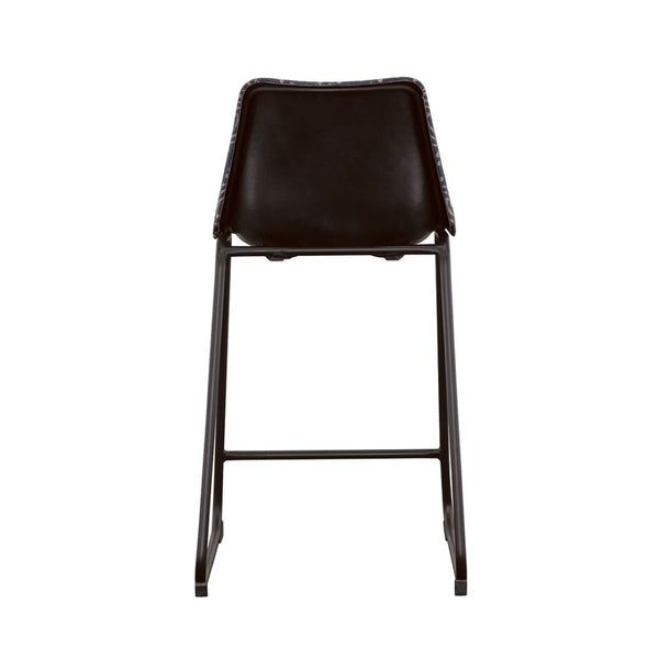 English Elm Carmel Upholstered Dining Side Chairs Set of 2 Beige Fabric with Dark Grey Frame B062P447821