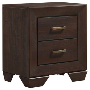 English Elm Warwick Twin Bedroom Set with Leatherette Upholstered Bed and Coordinated Storage Pieces B062S00752
