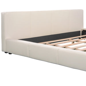 English Elm Christopher Knight Home® - [Stylish Beige Upholstered Bed] - Modern Elegance Meets Durability For Ultimate Bedroom Comfort! N769P241238K