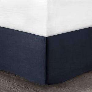 English Elm Embroidered 7-Piece Navy King Comforter Set With Floral Design & Decorative Pillows For Elegance B03596945