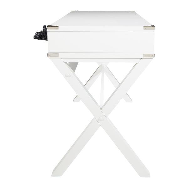 OSP Home Furnishings Wellington 46" Desk with Power White