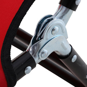 English Elm Outsunny Folding Chaise Lounge Chairs - 5-Level Recline, Lightweight Steel Frame, Perfect For Pool & Patio W2225P249605-GIGA