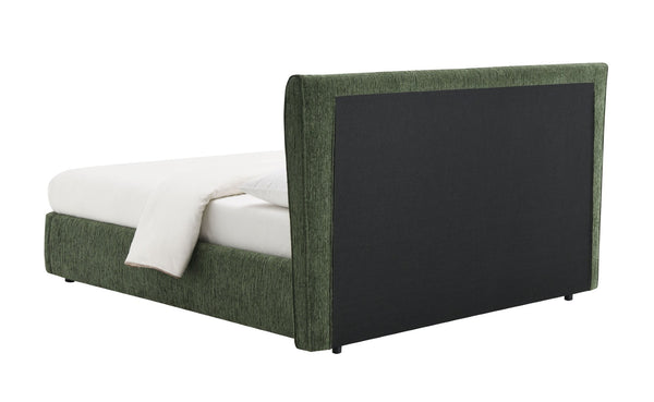 English Elm Cheryl Chenille Upholstered Full Bed with Padded Headboard for Modern Bedroom B2756S00034