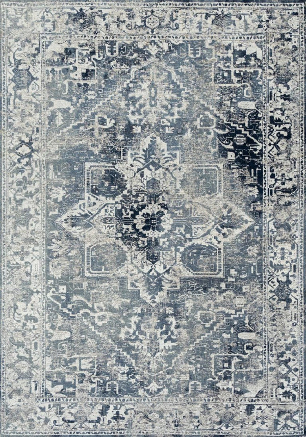 Tribal Area Rug Machine Washable Uv Resistant Recycled Pet Fibers Low Pile Indoor