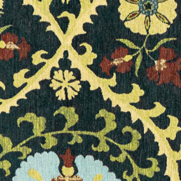 HomeRoots 5x7 Tribal Area Rug Washable Pet Fiber Uv Protected for Living Room Use 610050