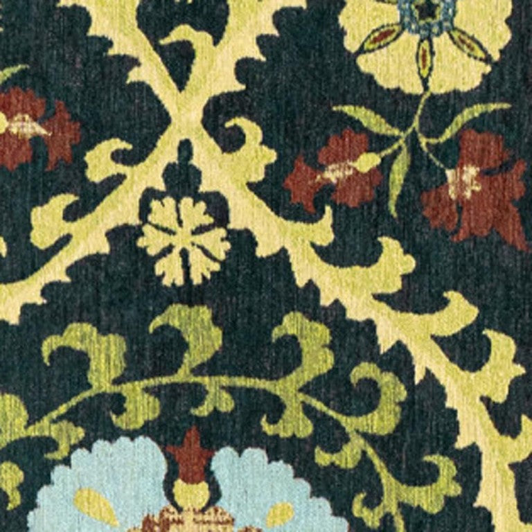 HomeRoots 6x8 Tribal Area Rug Washable Pet Fiber Uv Protected Low Pile for Living Rooms 610051