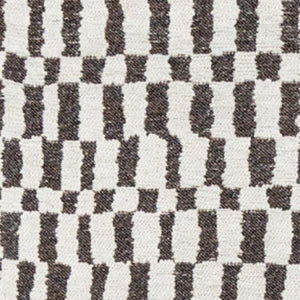 8 Ft Round Washable Berber Rug Recycled Fibers Geometric Pattern Uv Resistant