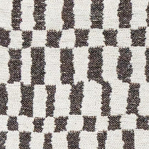 8 Ft Round Washable Berber Rug Recycled Fibers Geometric Pattern Uv Resistant