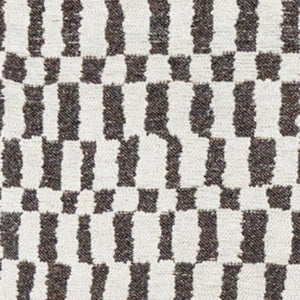 8 Ft Round Washable Berber Rug Recycled Fibers Geometric Pattern Uv Resistant