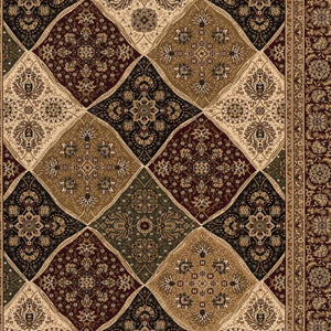 HomeRoots 14' Red And Black Moroccan Runner Rug - Stylish, Durable, Stain-Resistant for High-Traffic Areas 610208
