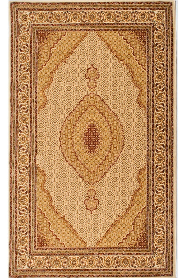 HomeRoots 16' Beige and Cream Moroccan Runner Rug – Durable, Stain-Resistant, Perfect for High-Traffic Areas! 610225