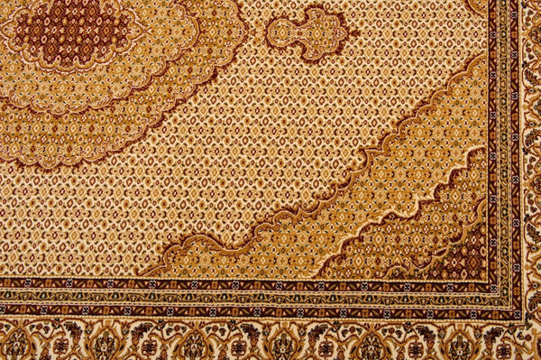HomeRoots 16' Beige and Cream Moroccan Runner Rug – Durable, Stain-Resistant, Perfect for High-Traffic Areas! 610225