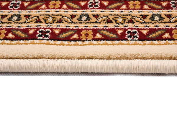 HomeRoots 16' Beige and Cream Moroccan Runner Rug – Durable, Stain-Resistant, Perfect for High-Traffic Areas! 610225