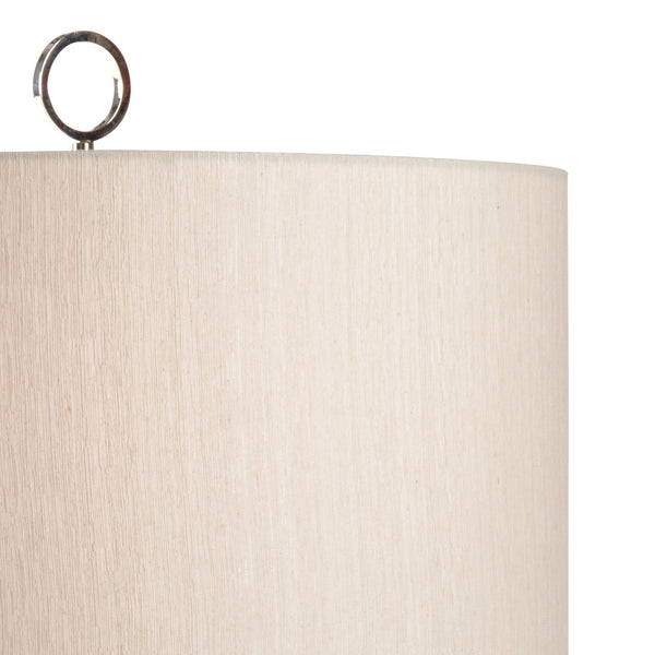 Wildwood Sea Mist Lamp Hand-Finished Art Glass 33.5" Coastal Blue-Green Drum Shade Soft Ambient Lighting 61026