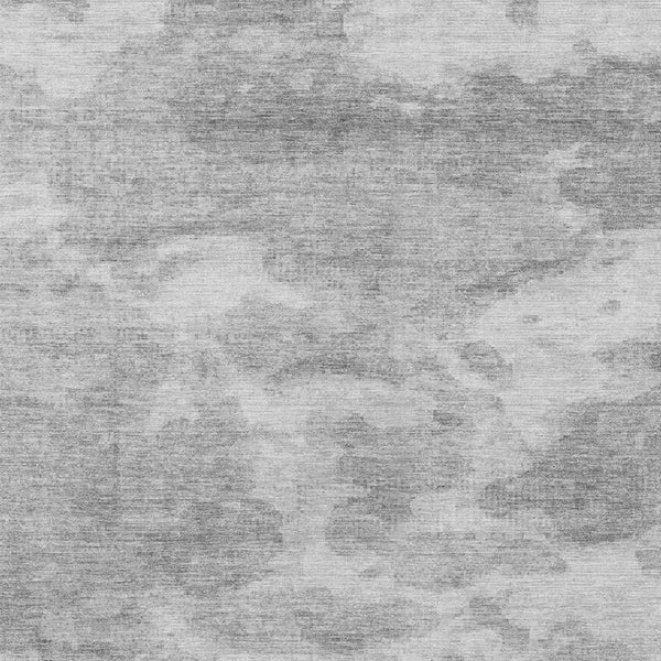 HomeRoots 5' Stylish Silver and Gray Abstract Area Rug - Durable, Washable, Perfect for Indoor or Outdoor Spaces 8' X 10' 610447