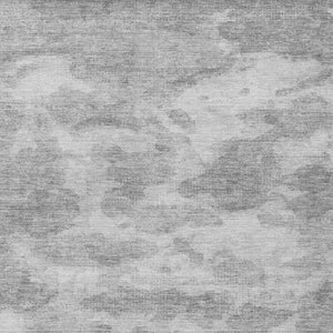 HomeRoots 9' X 12' Silver and Gray Abstract Area Rug – Stylish, Washable, Durable for Indoor & Outdoor Spaces! 610448