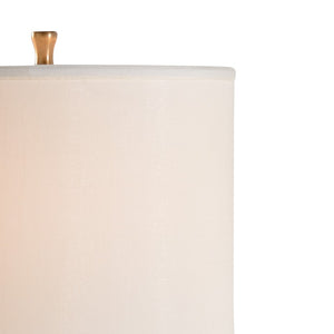 Wildwood Brantley Antique Brass Floor Lamp With Bamboo Texture — Slim 66" Ambient Accent Light For Rooms 61049