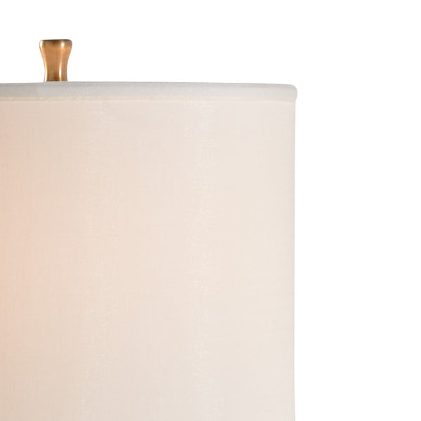 Wildwood Brantley Antique Brass Floor Lamp With Bamboo Texture — Slim 66" Ambient Accent Light For Rooms 61049