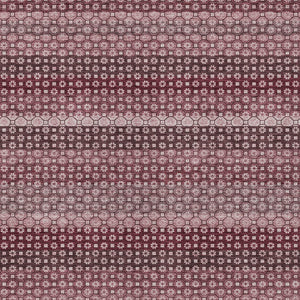 HomeRoots 5' Durable Red and Burgundy Striped Area Rug for Indoor and Outdoor Spaces – Machine Washable & Stylish 9' X 12' 610592