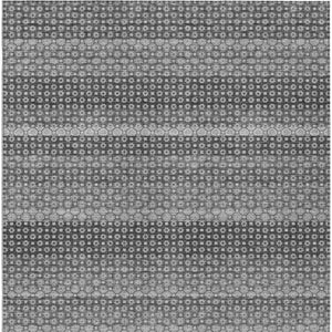HomeRoots 5' Gray and Silver Striped Washable Area Rug for Indoor and Outdoor Spaces – Durable & Stylish Choice 5' X 8' 610595