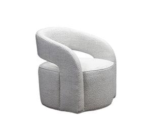 Olivia + Quinn Carmel Swivel Chair 6105_DELRAY Del Ray Pearl w/ Never Fear Protection