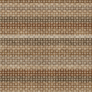 HomeRoots 5' Vibrant Orange and Copper Striped Washable Rug – Perfect for Indoor or Outdoor Living Spaces 8' X 10' 610609